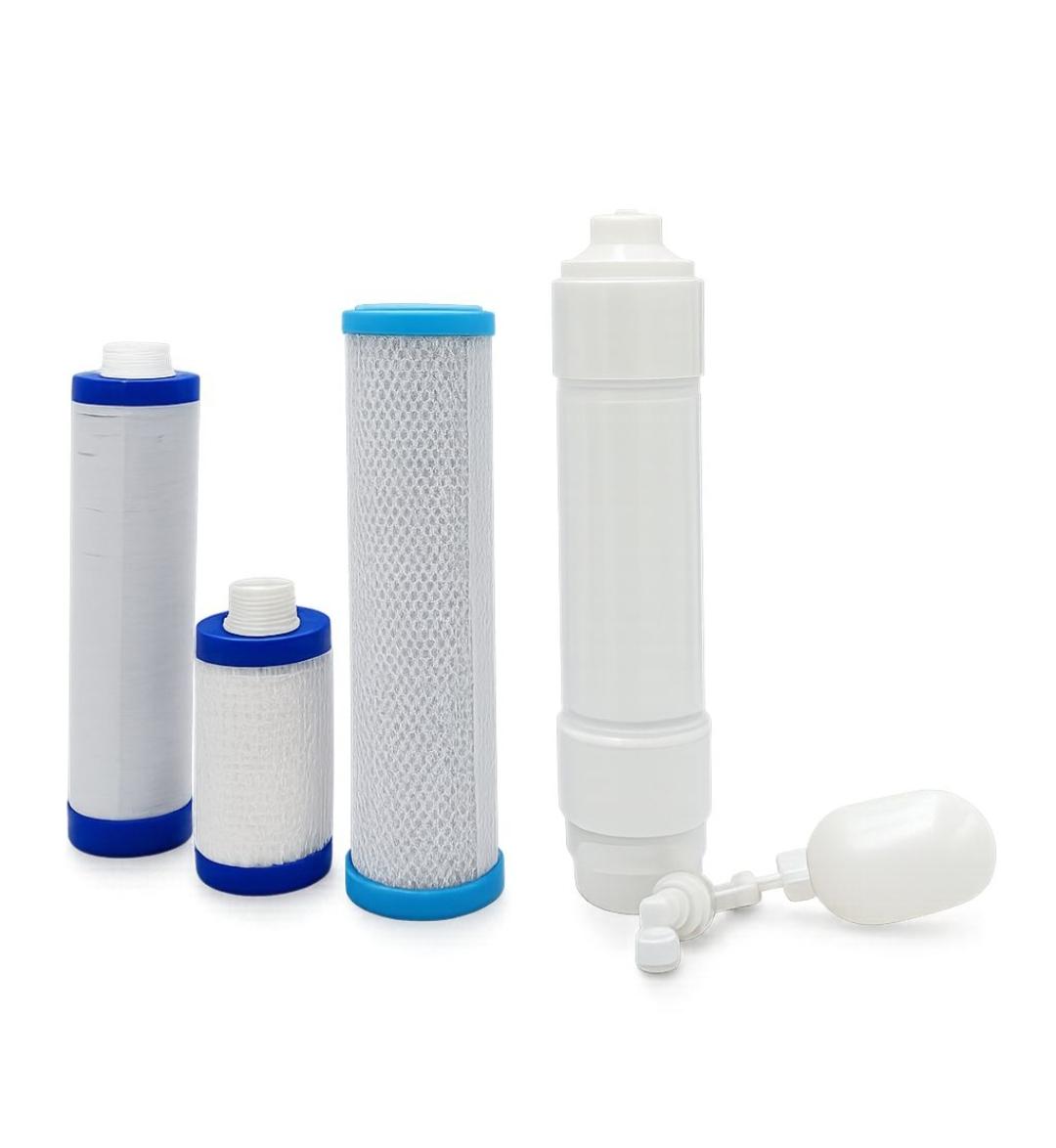 Inline filter set and nano membrane accessories